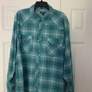 Patagonia Long-sleeved Plaid Shirt XXL